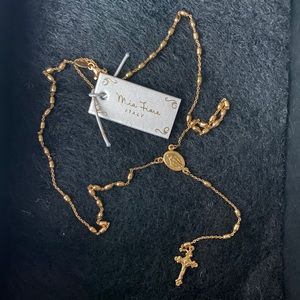 Gold Rosary necklace